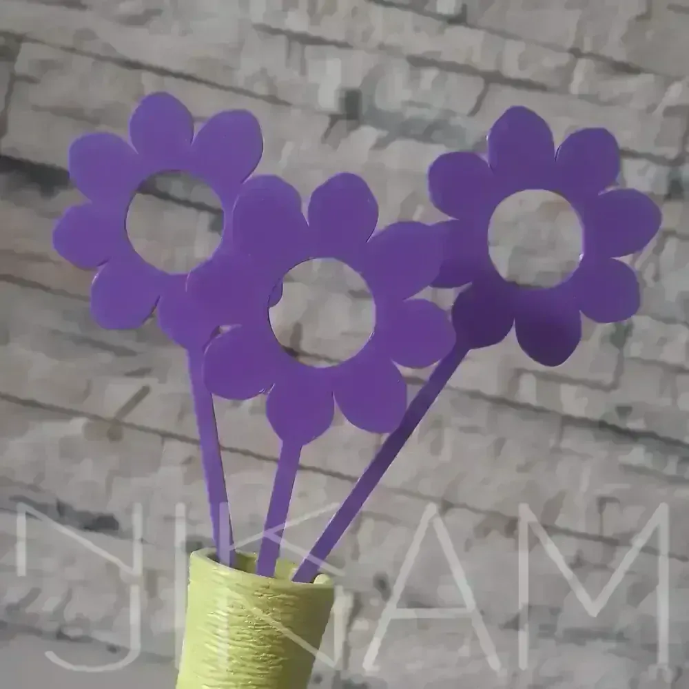 Zápich do květináče Květina